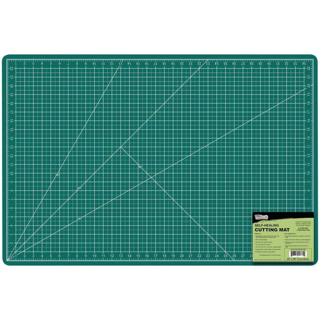 Headley Tools 24 x 36 Inch Large Self Healing Cutting Mat, Durable