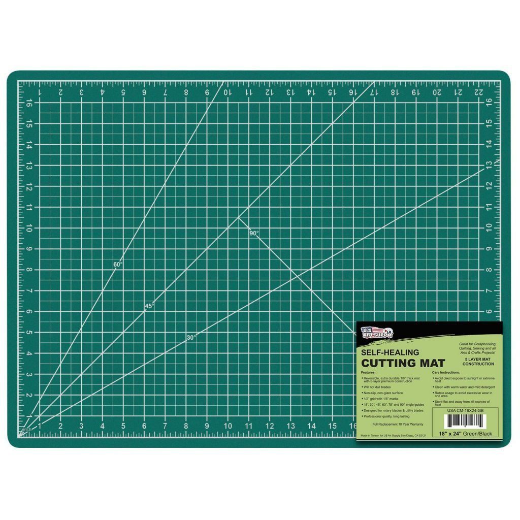  Dahle Vantage 10673 Self-Healing Cutting Mat, 24x36, 1/2  Grid, 5 Layers for Max Healing, Perfect for Crafts & Sewing, Black : Craft Cutting  Mats : Arts, Crafts & Sewing