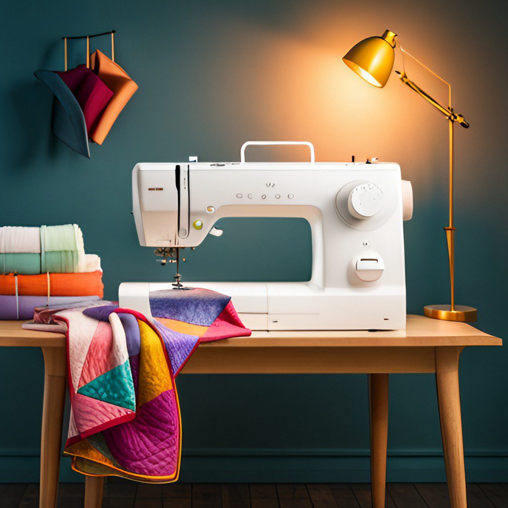 quilting and sewing room